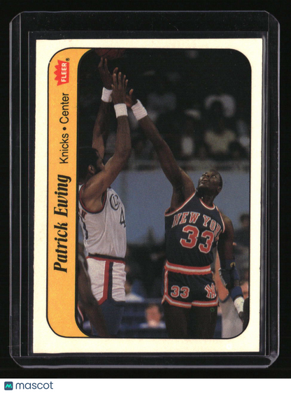 1986-87 Fleer Patrick Ewing Stickers