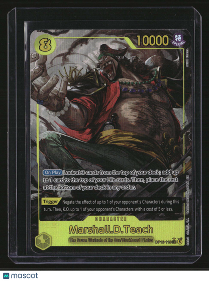 The Time of Battle Marshall.D.Teach (119) (Alternate Art)