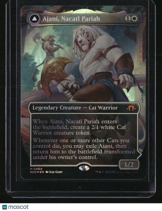 Modern Horizons 3 Ajani, Nacatl Pariah (Borderless) (Textured Foil)
