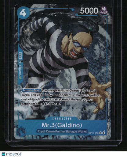 The Time of Battle Mr.3(Galdino) (056) (Alternate Art)