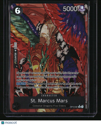 Carrying On His Will St. Marcus Mars (Alternate Art)