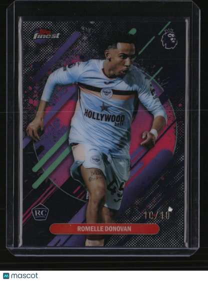 2025-26 Finest Premier League Romelle Donovan Black Refactors Bookend #/10