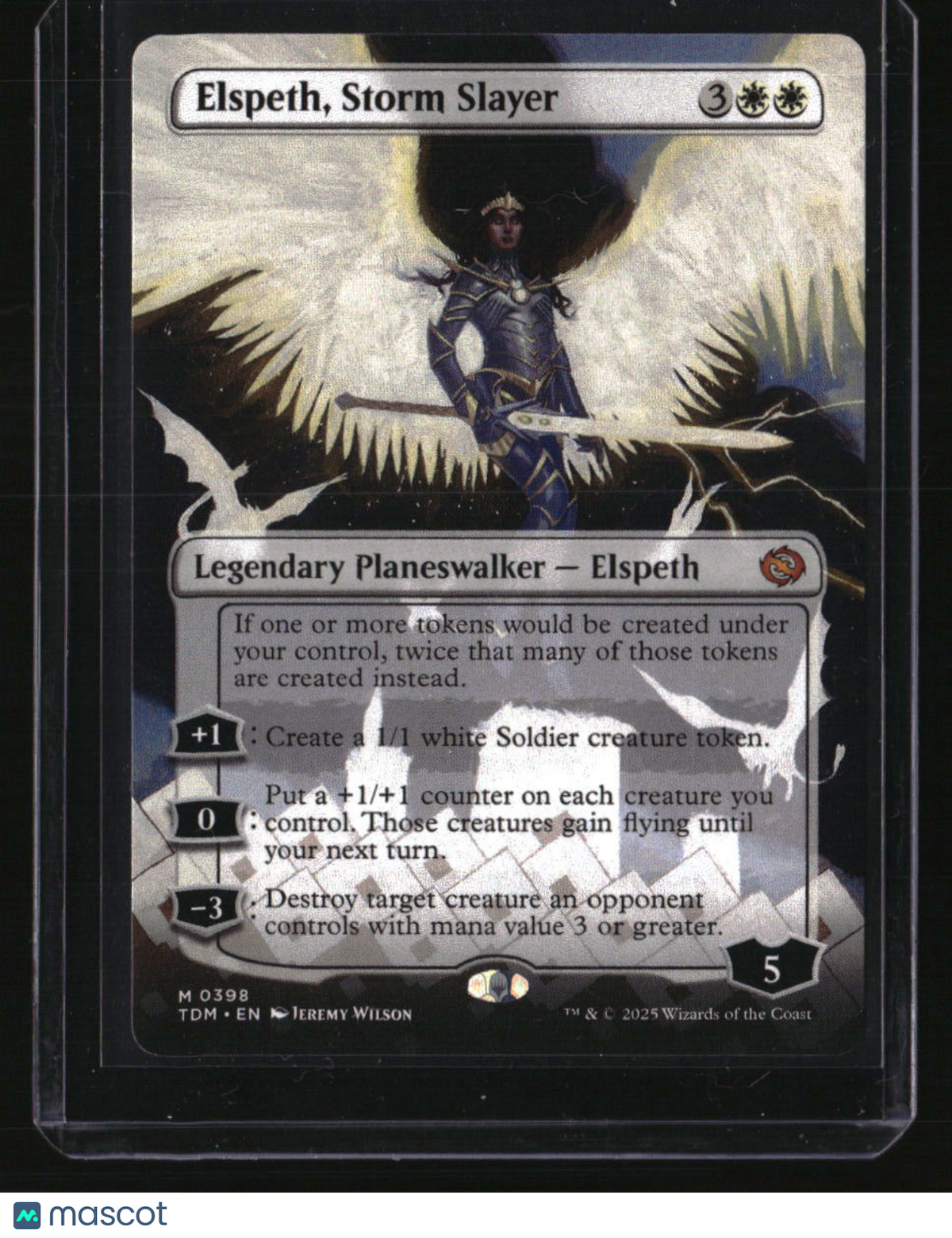 Tarkir: Dragonstorm Elspeth, Storm Slayer (Borderless)