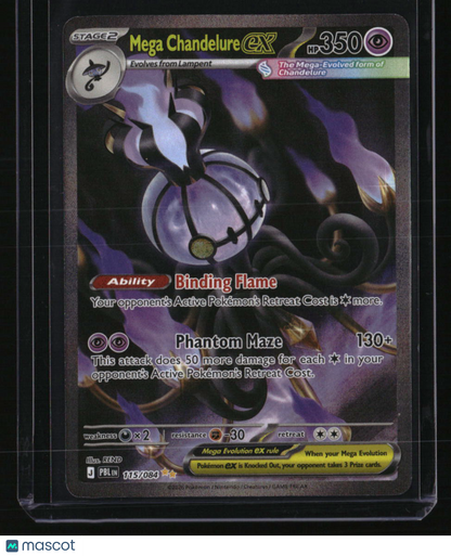 ME05: Pitch Black Mega Chandelure ex
