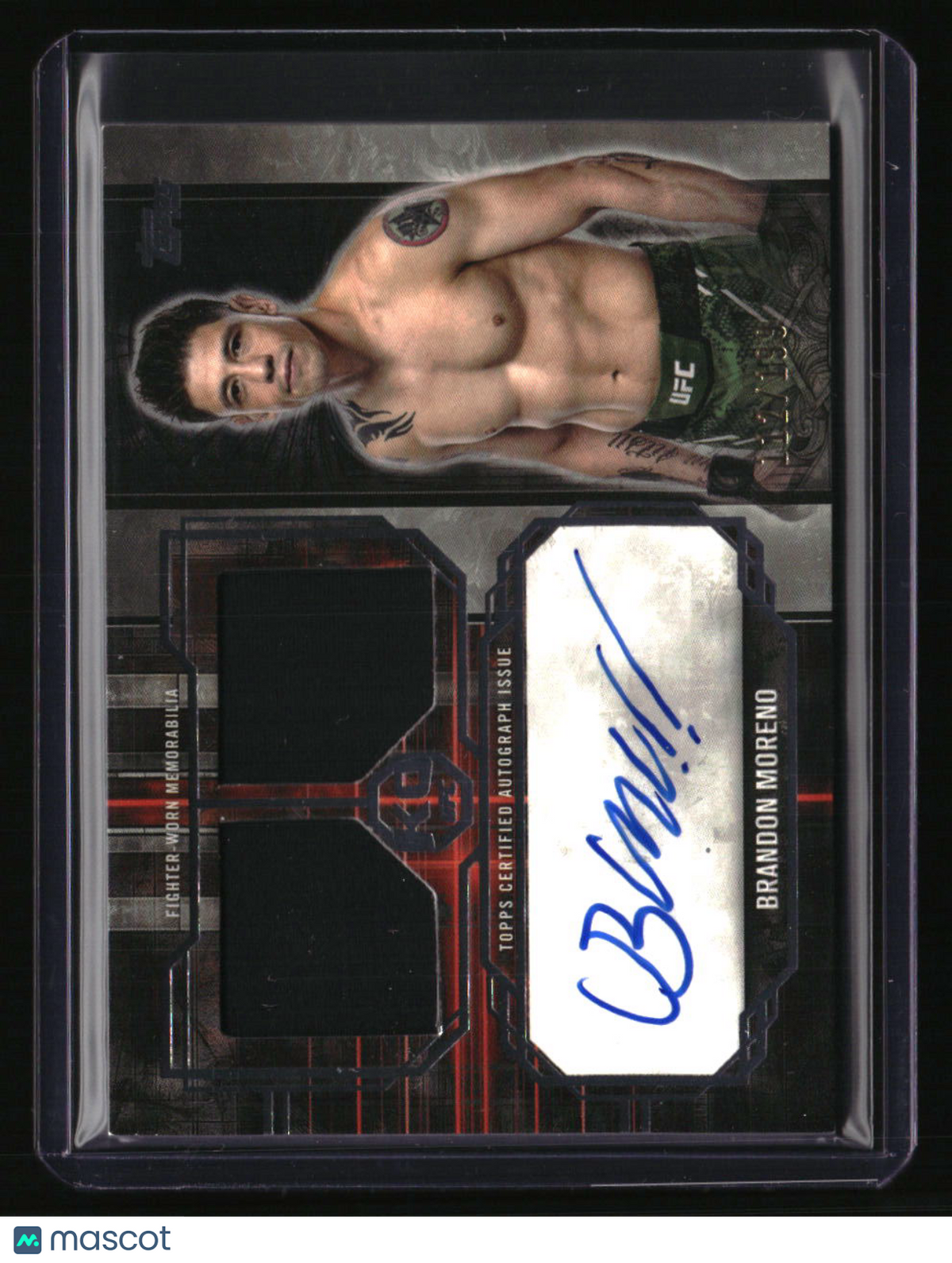 2025 Topps Knockout UFC Brandon Moreno Tier One Dual Relic Autographs #/199