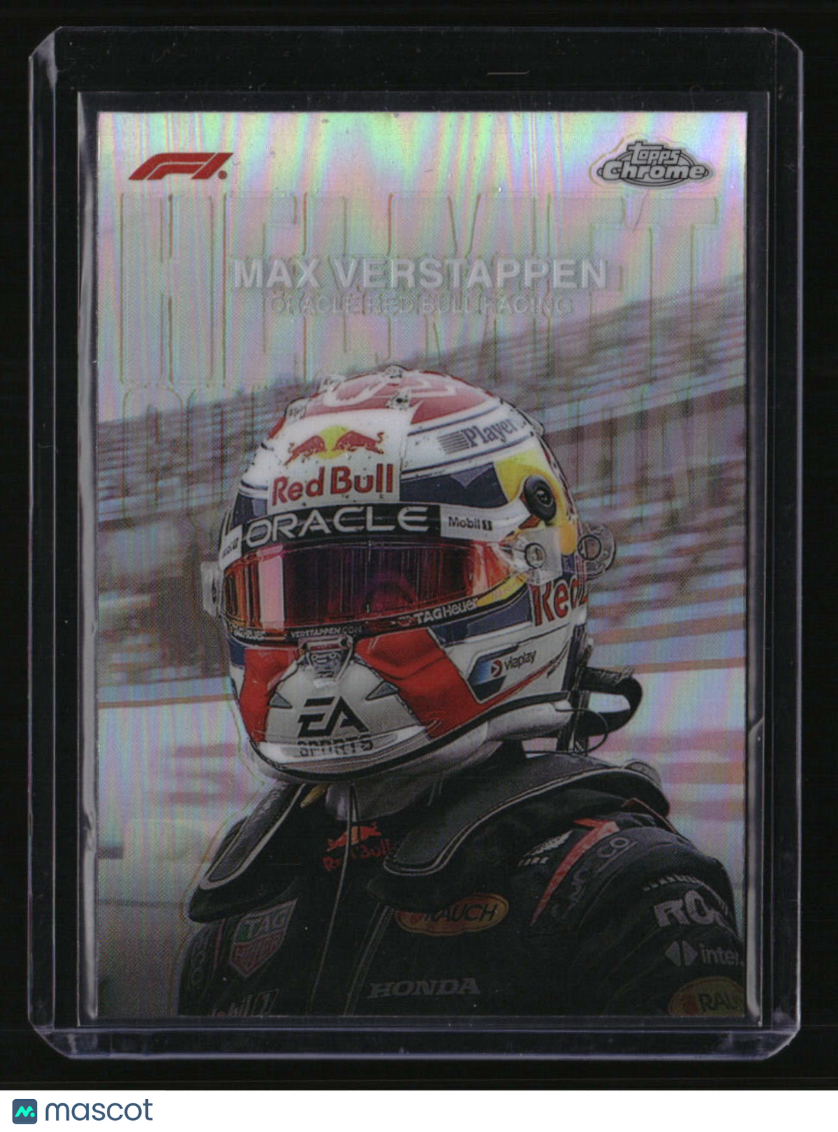 2024 Topps Chrome Formula 1 Max Verstappen Helmet Collection