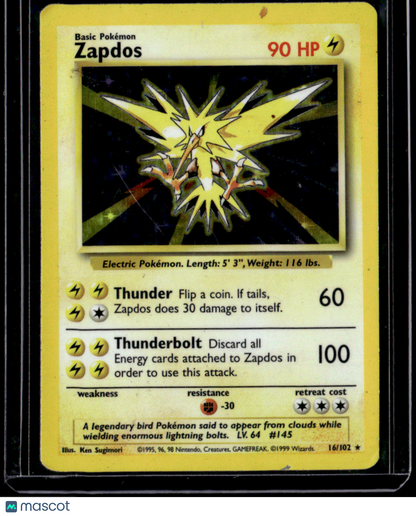 Base Set Zapdos