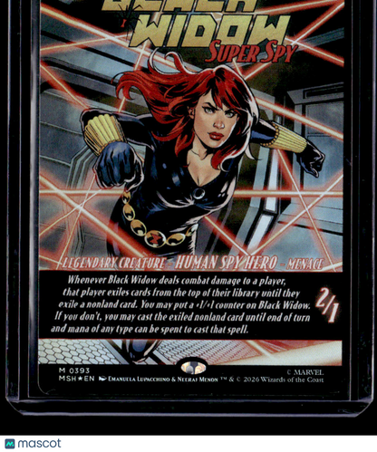 Marvel Super Heroes Black Widow, Super Spy (Borderless) (0393)