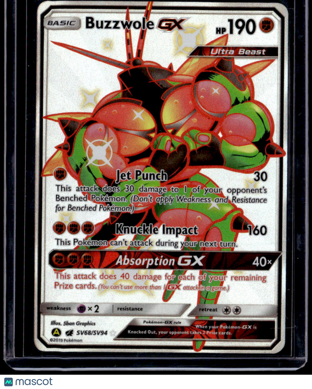 Hidden Fates: Shiny Vault Buzzwole GX