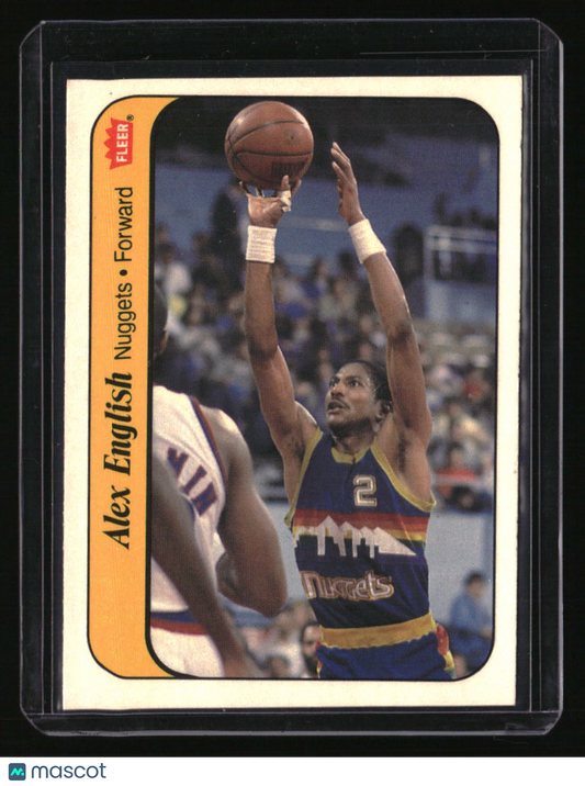 1986-87 Fleer Alex English Stickers