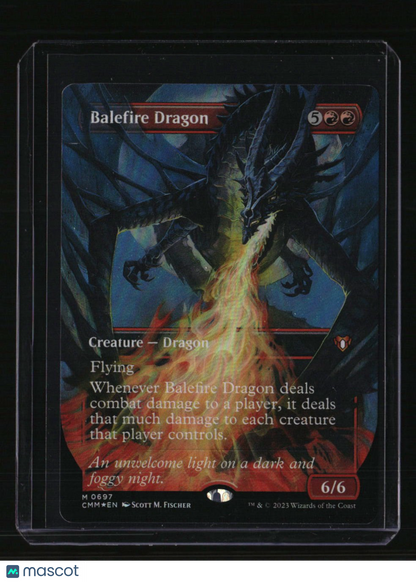Commander Masters Balefire Dragon (Borderless) Foil