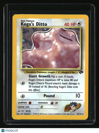 Gym Challenge Koga's Ditto
