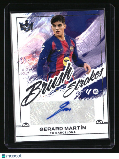 2025-26 Panini Pitch Kings Soccer Gerard Martin Brush Strokes Autograph