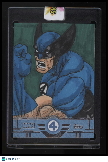 2026 Topps Finest Fantastic Four 65th Anniversary Wolverine Sketch