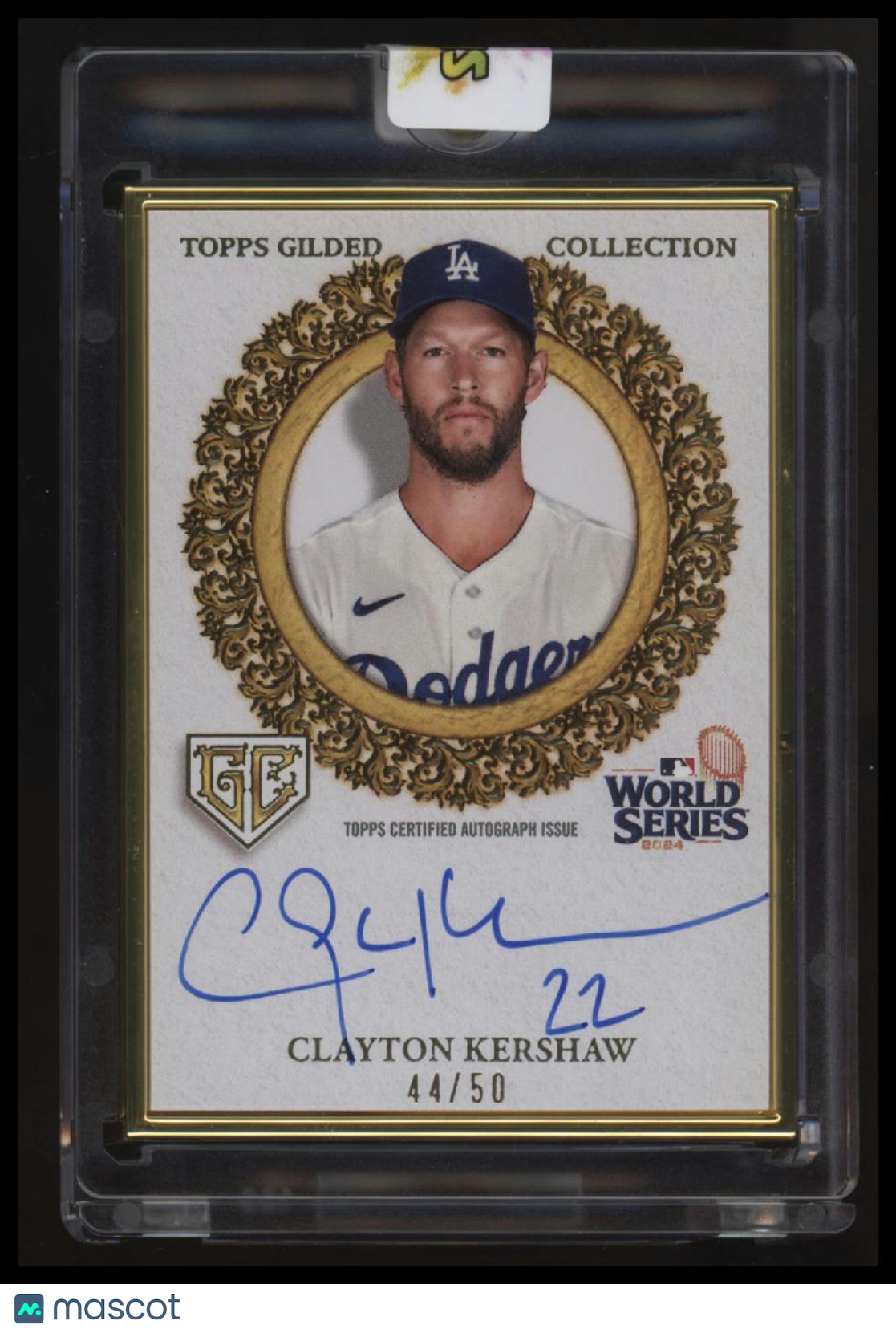 2025 Topps Gilded Collection Clayton Kershaw Gilded Champions #/50