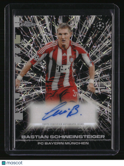 2025-26 Topps Chrome UEFA CC Bastian Schweinsteiger Black Lazer Autographs