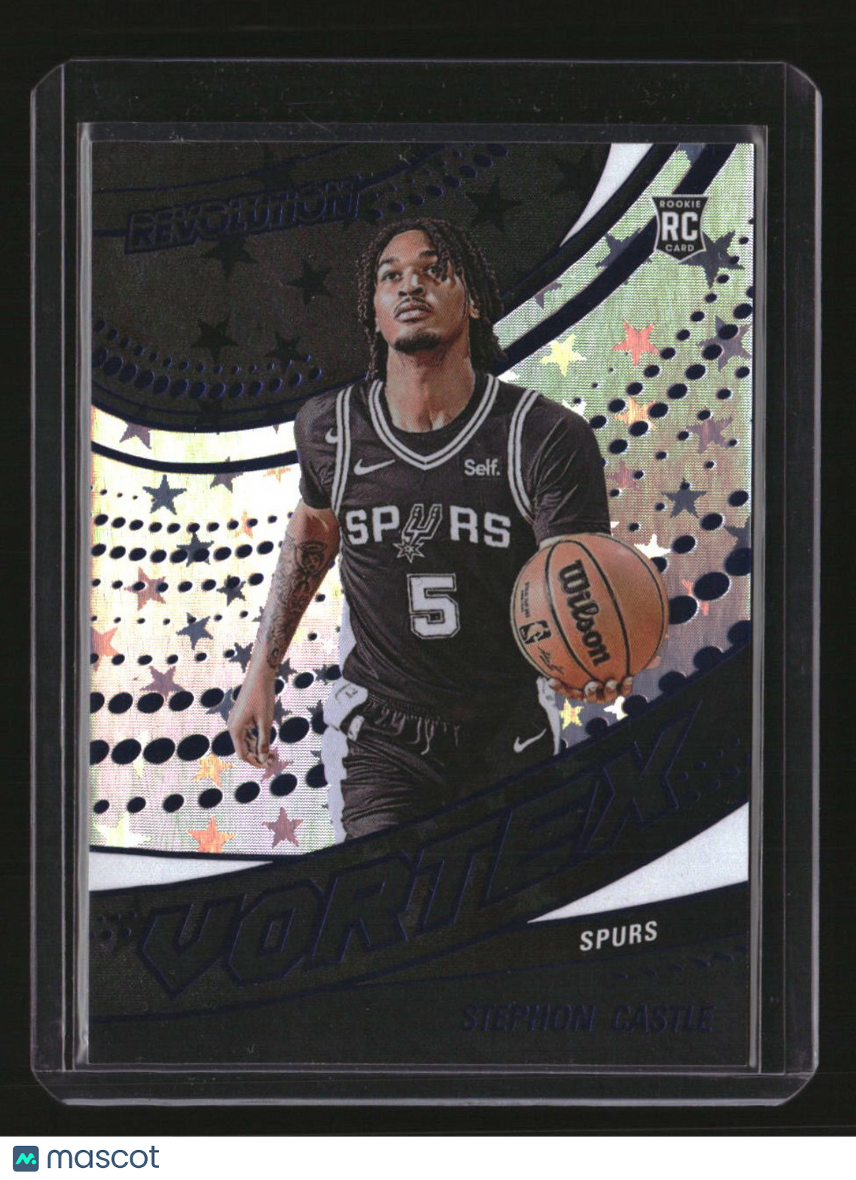 2024-25 Panini Revolution Stephon Castle Vortex Blue Astro #/99