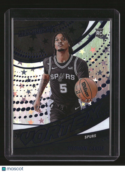 2024-25 Panini Revolution Stephon Castle Vortex Blue Astro #/99