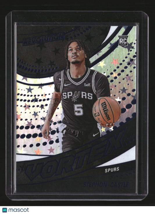 2024-25 Panini Revolution Stephon Castle Vortex Blue Astro #/99