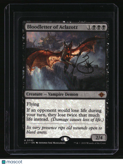 The Lost Caverns of Ixalan Bloodletter of Aclazotz