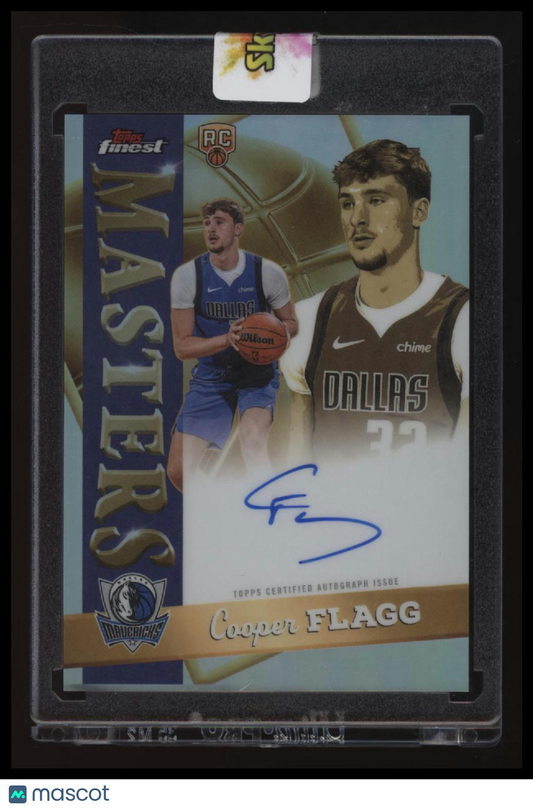 2025-26 Finest Cooper Flagg Masters Autographs Refractor w/ Scratch