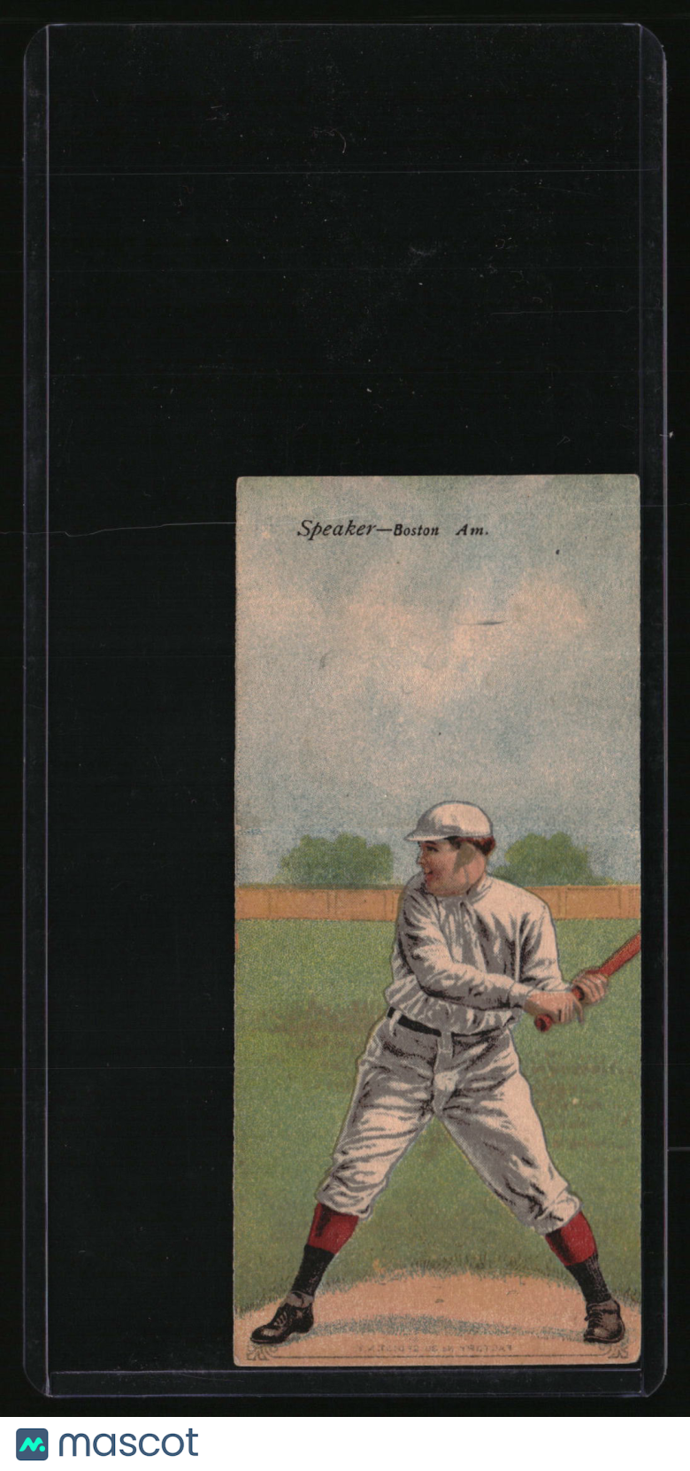 1911 Mecca Double Folders T201 Tris Speaker / Larry Gardner