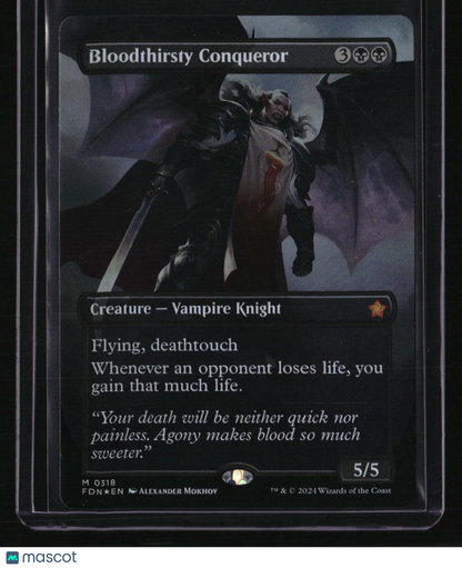 Foundations Bloodthirsty Conqueror (Borderless) Foil