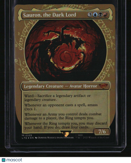The Lord of the Rings: Tales of Middle-earth Sauron, the Dark Lord Showcase-Foil