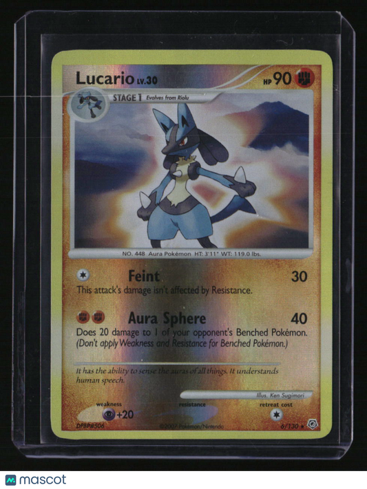 Diamond and Pearl Lucario Reverse Holo