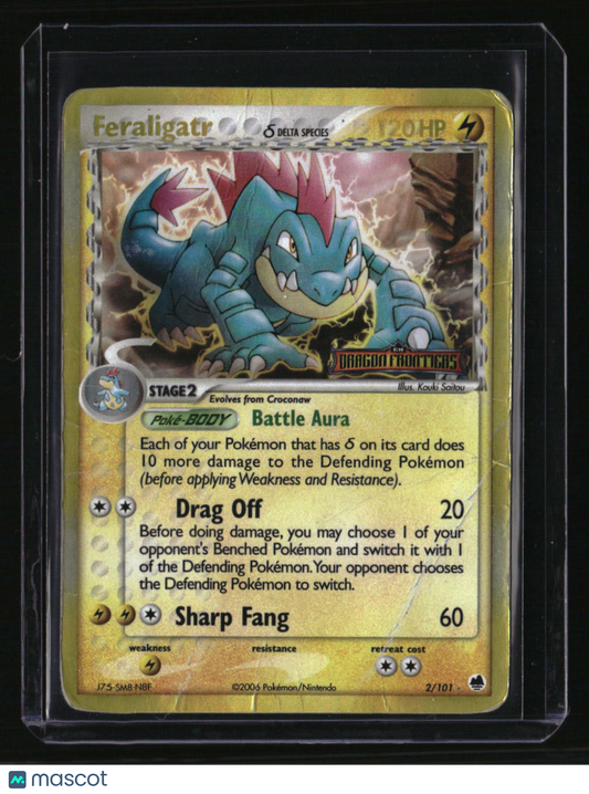 Dragon Frontiers Feraligatr (Delta Species) Reverse Holo