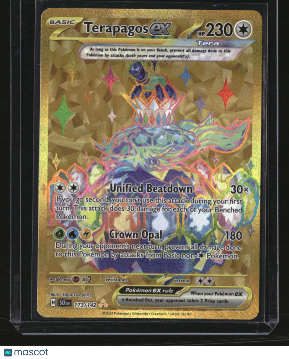 SV07: Stellar Crown Terapagos ex