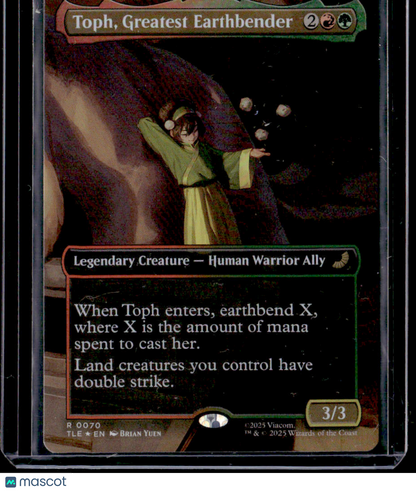 Avatar: The Last Airbender: Toph, Greatest Earthbender (Borderless) Foil