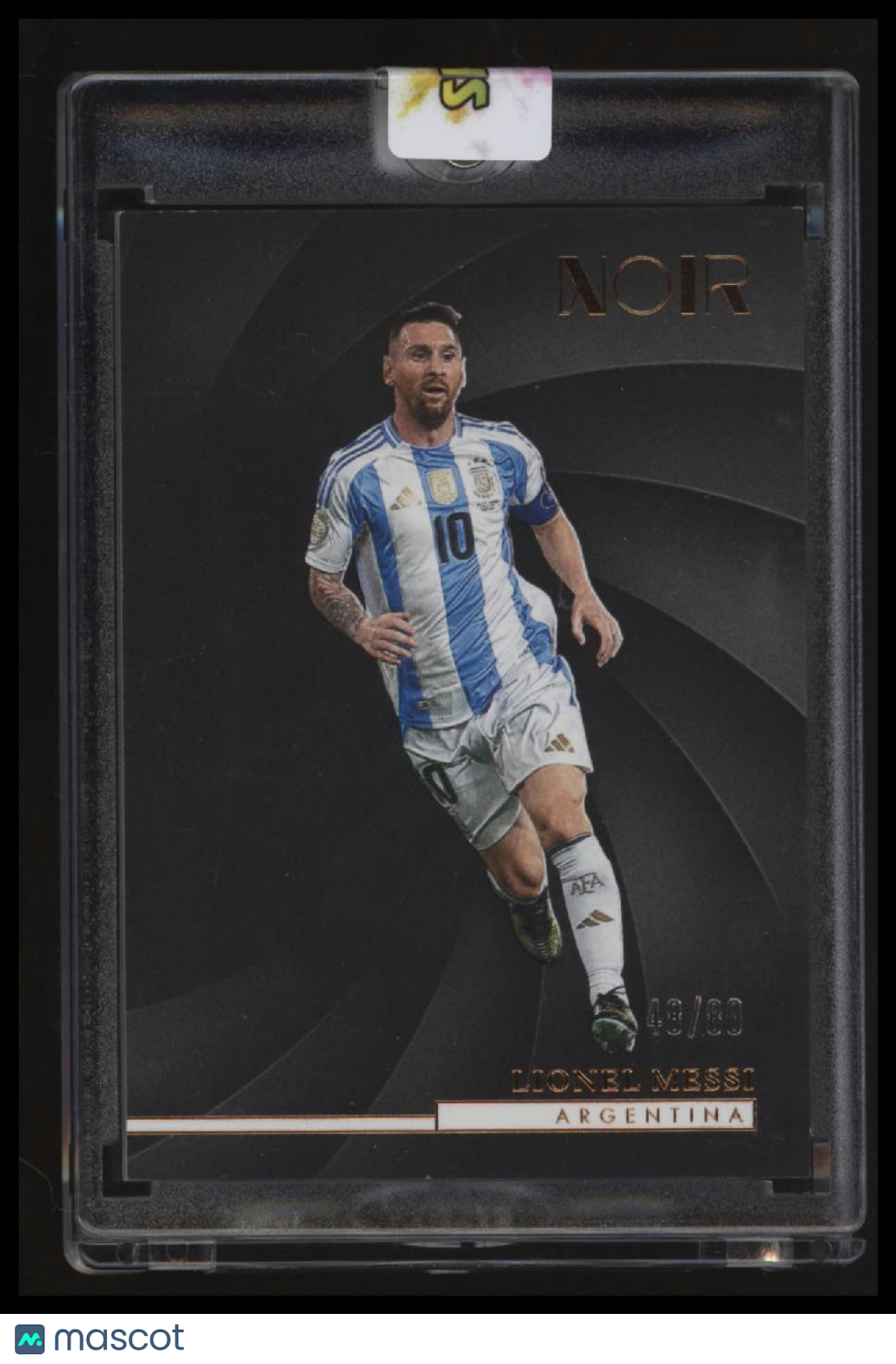 2024-25 Panini Noir Lionel Messi #/80