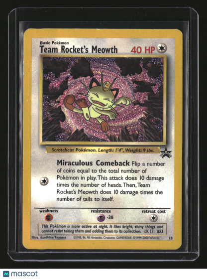 WoTC Promo Team Rocket's Meowth