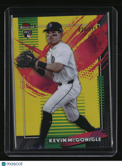2026 Finest Kevin McGonigle Yellow Rare Refractors #/275
