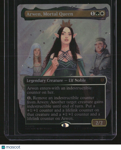 The Hobbit: Eternal-Legal Arwen, Mortal Queen (Borderless) (Surge Foil)