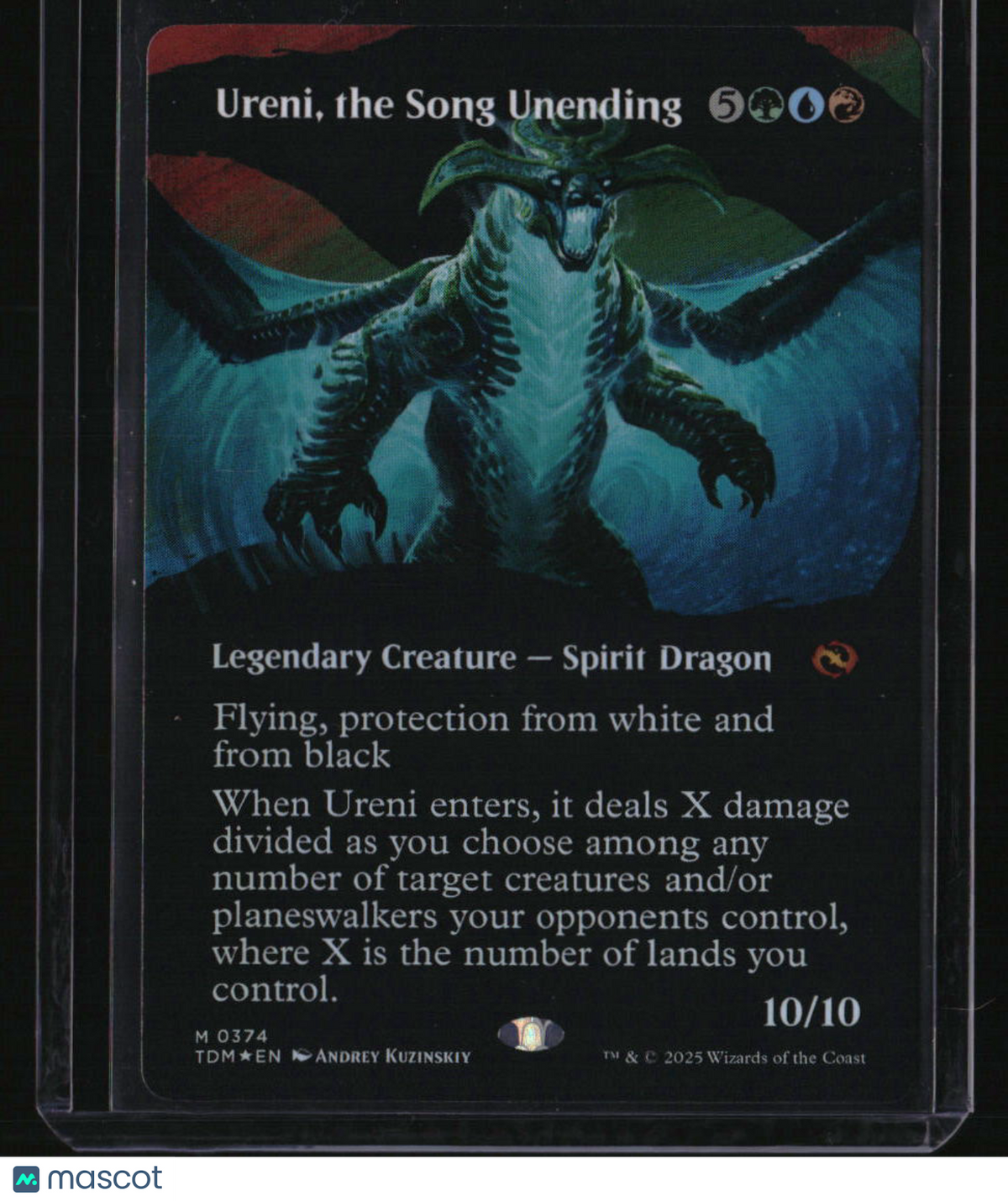 Tarkir: Dragonstorm Ureni, the Song Unending (Borderless) Foil