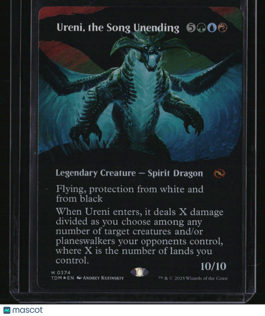 Tarkir: Dragonstorm Ureni, the Song Unending (Borderless) Foil