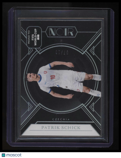 2025-26 Panini Noir Road to FIFA World Cup Patrik Schick Silver Frame #/10