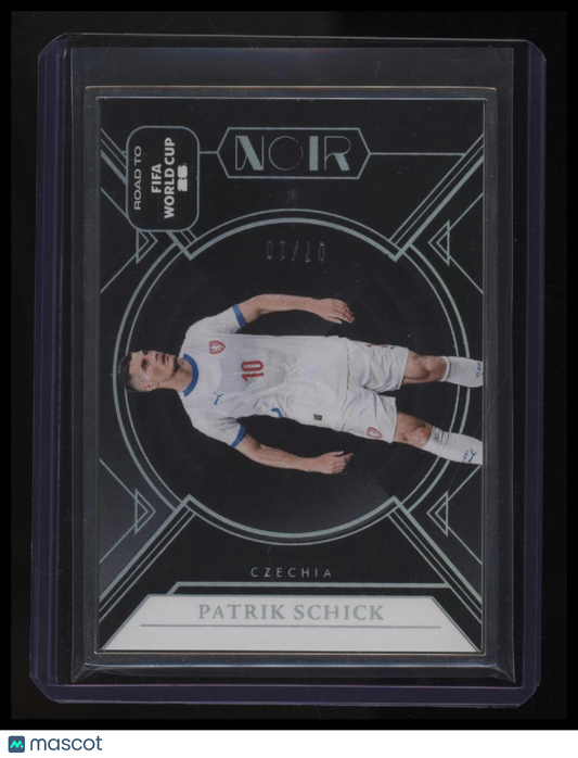 2025-26 Panini Noir Road to FIFA World Cup Patrik Schick Silver Frame #/10