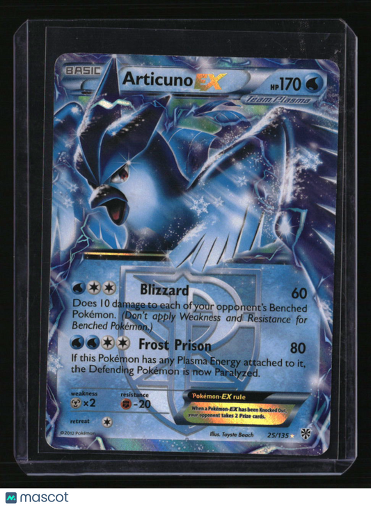 Plasma Storm Articuno EX (Team Plasma)
