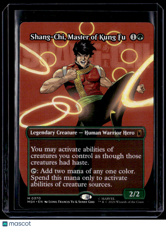Marvel Super Heroes Shang-Chi, Master of Kung Fu (Borderless) (0370)