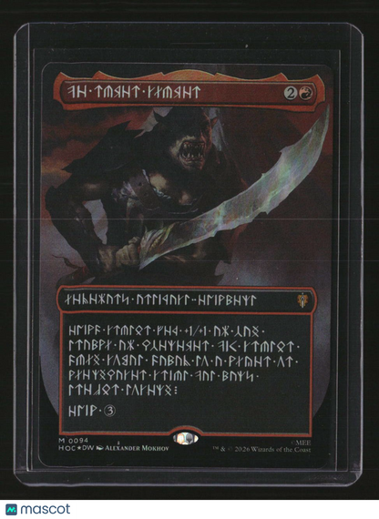 The Hobbit: Eternal-Legal The Reaver Cleaver (Borderless) (Dwarvish) Foil
