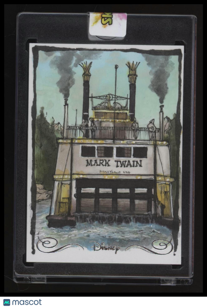 2025 Topps Disney 70th Disneyland Mark Twain Riverboat Sketch
