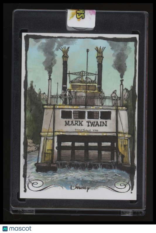 2025 Topps Disney 70th Disneyland Mark Twain Riverboat Sketch