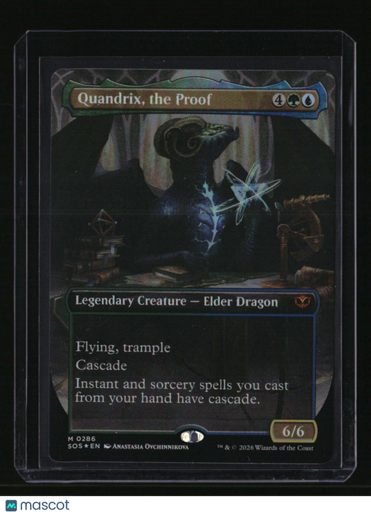 Secrets of Strixhaven Quandrix, the Proof (Borderless) Foil
