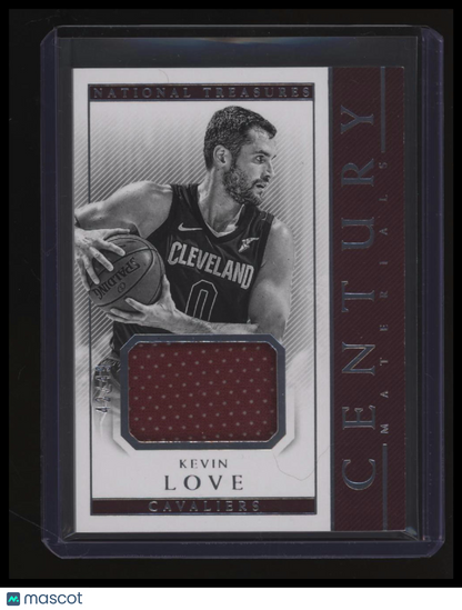 2017-18 Panini National Treasures Kevin Love Century Materials #/49