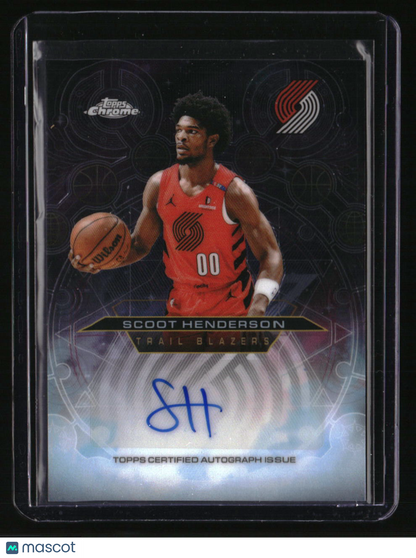 2025-26 Topps Chrome Update Scoot Henderson Chromographs