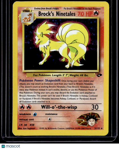 Gym Challenge Brock's Ninetales