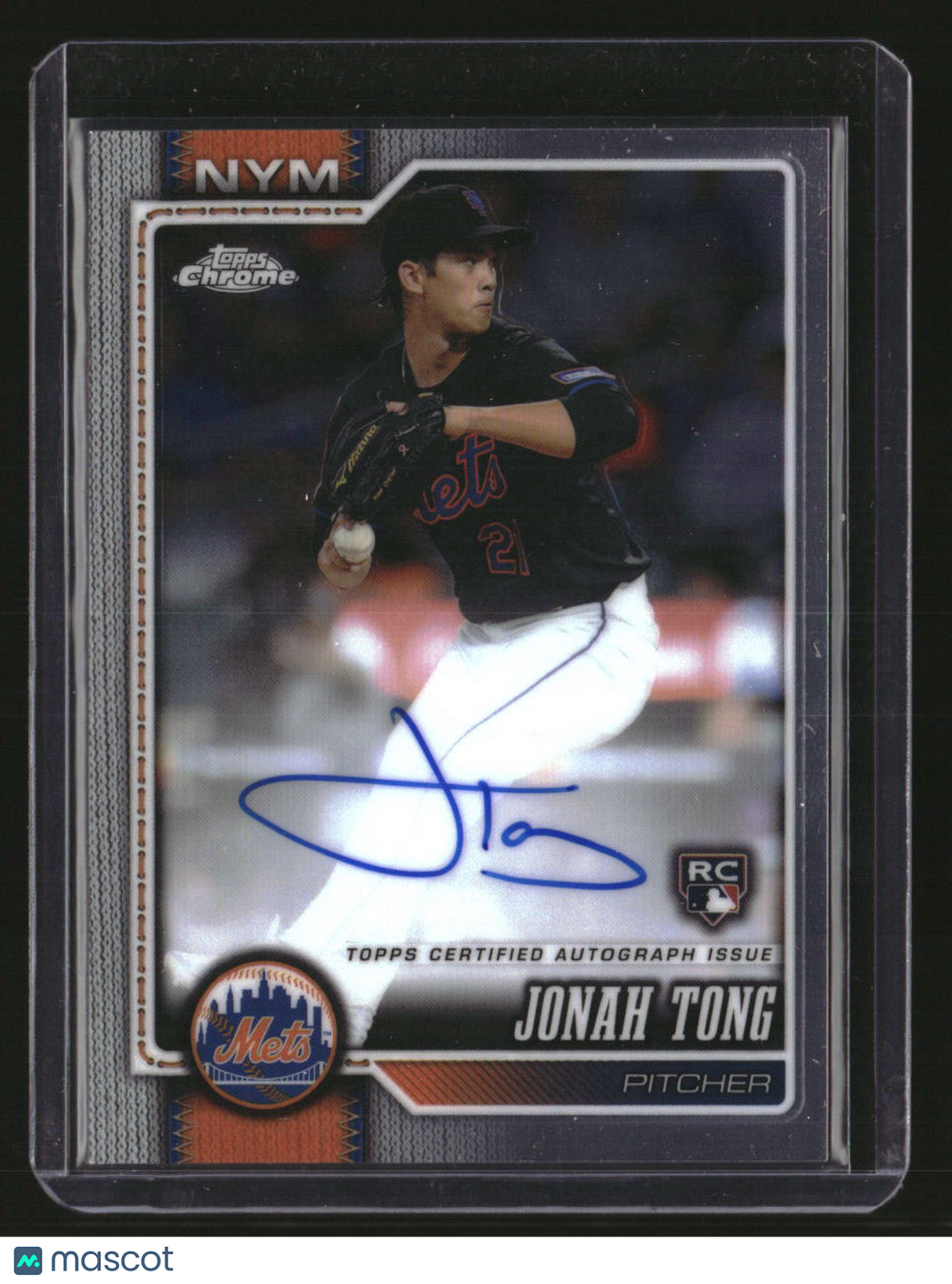 2026 Topps Chrome Jonah Tong Rookie Autographs